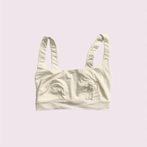 White parade bralette size 1 square neckline